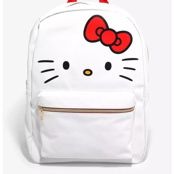 Hello Kitty Handbags - Hello Kitty Face Large Backpack - NEW - FREE SHIPPING!